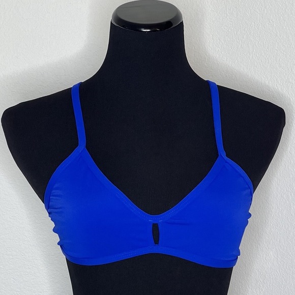 Jolyn Bikini Swim Top Vent Large Blue (Blueberry)‎ New with tags - Picture 1 of 5